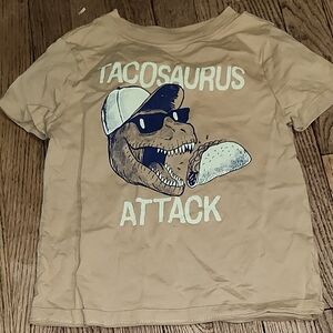 OshKosh B'gosh Tacosaurus Attack Tee - Tan